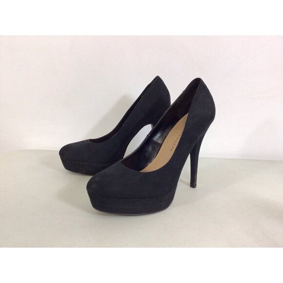 Lauren Conrad Suede Heels Platform Pumps Womens 9 - Picture 4 of 7